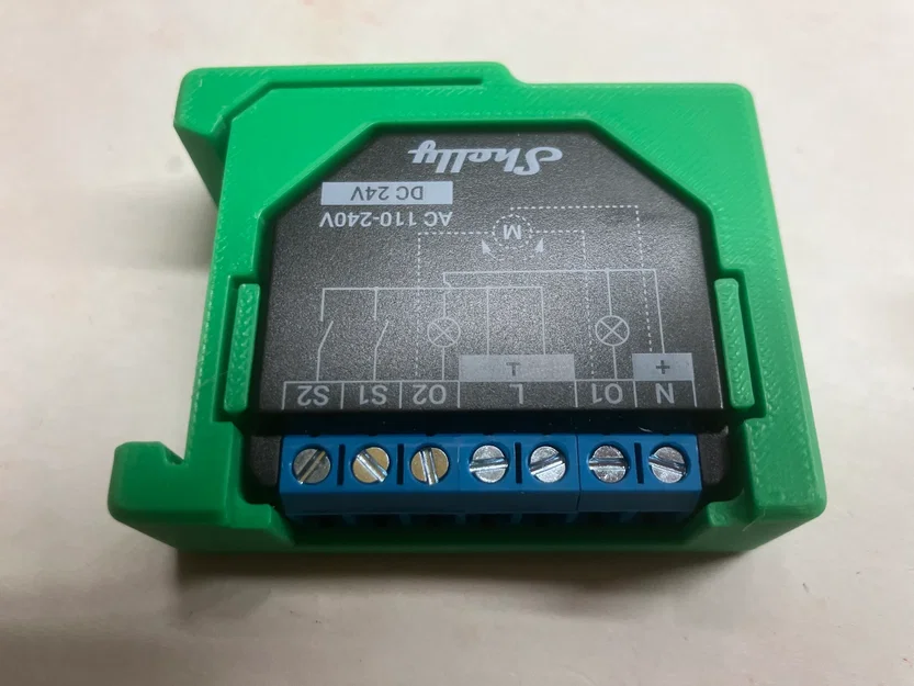 v2.0 - Giá đỡ DIN rail tối ưu cho Shelly Plus kèm công cụ tháo rời - Image 4