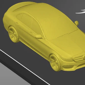 Mô hình xe Mercedes C250 AMG in 3D - File STL chi tiết