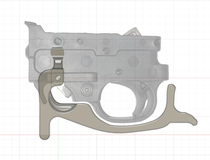 Cần gạt tháo hộp tiếp đạn tùy chỉnh cho súng Ruger 10/22 - Image 1