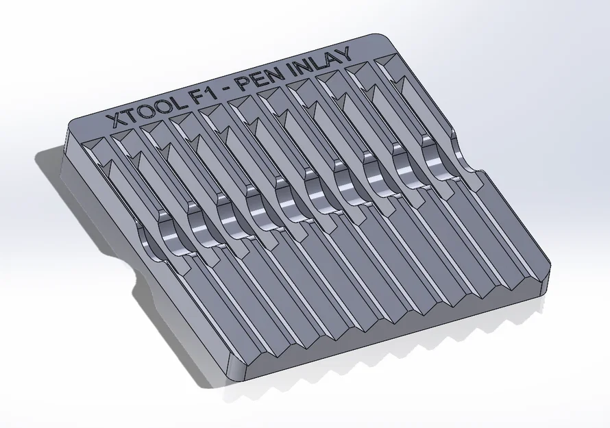 XTOOL F1 - Khuôn/Khay đặt bút (pen inlay/jig) để khắc bút - Image 1