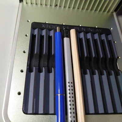 XTOOL F1 - Khuôn/Khay đặt bút (pen inlay/jig) để khắc bút