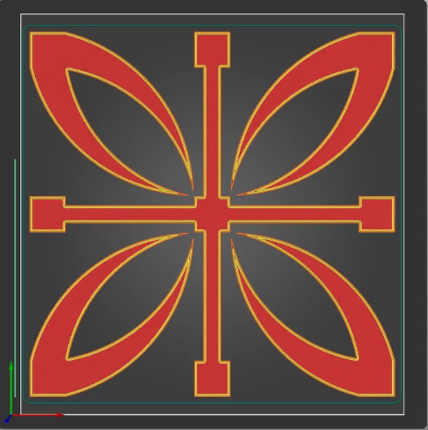 Mô hình kiểm tra độ phẳng bàn in 3D (First Layer Calibration Test) - Image 3