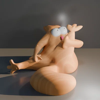 Mô hình 3D Simon's Cat hài hước - Đồ trang trí bàn làm việc cực xinh