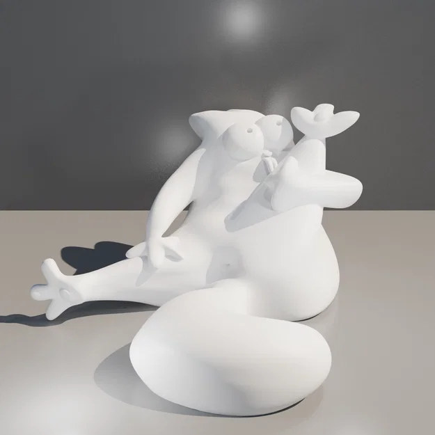 Mô hình 3D Simon's Cat hài hước - Đồ trang trí bàn làm việc cực xinh - Image 3