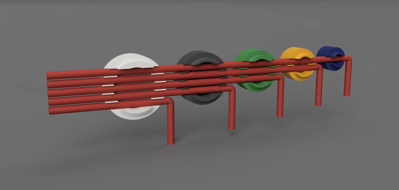 Bộ sưu tập giá treo dây điện gắn tường - Image 2