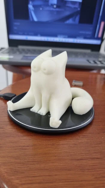 Mô hình chú mèo dễ thương phong cách Simon's Cat - In 3D - Image 1