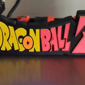 Mô hình trang trí Logo DragonBall Z 3D ấn tượng cho fan anime