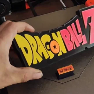 Mô hình trang trí Logo DragonBall Z 3D ấn tượng cho fan anime