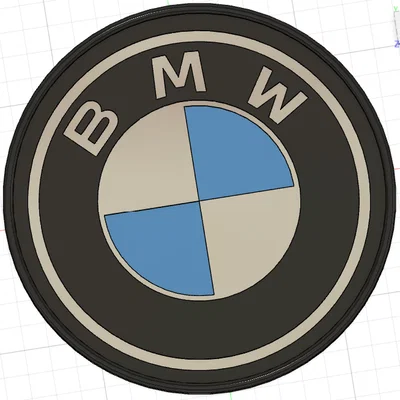 Miếng lót ly logo BMW in 3D - Phụ kiện độc đáo cho tín đồ xe hơi