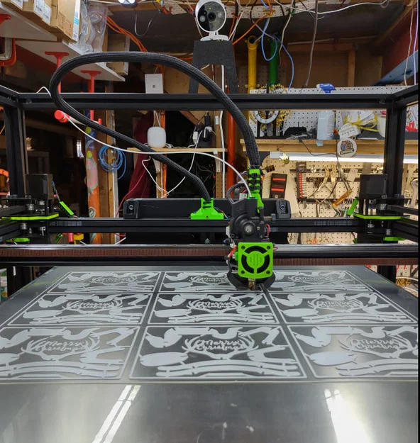 Remix bộ thiệp Giáng sinh "Tuần lộc bập bênh" cho in đa màu XL hoặc MMU3 - Image 5