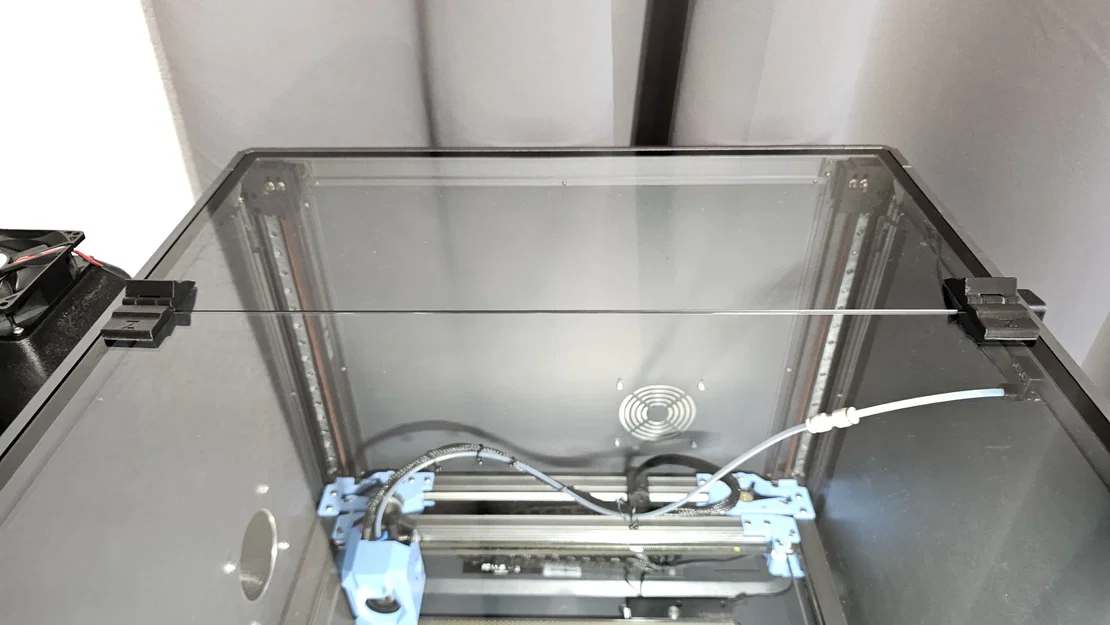 Bản lề tấm kính trên cho khung máy Sovol SV08 - Phiên bản 2 - Image 6