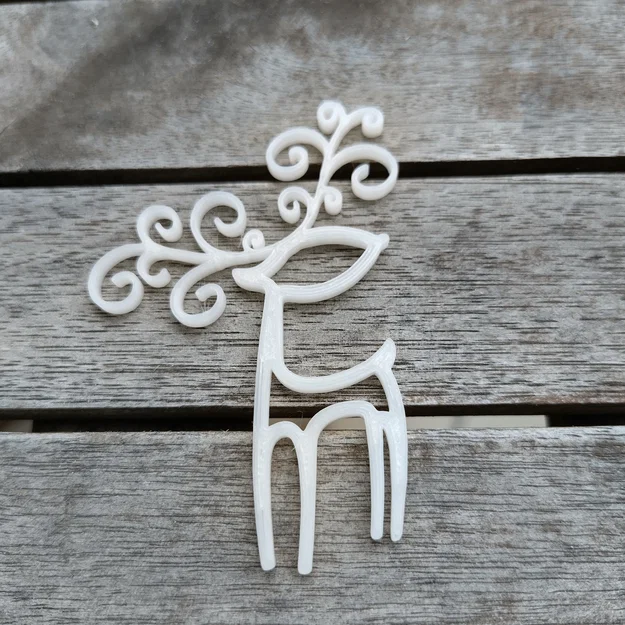 Đồ trang trí Giáng sinh / Hình chú tuần lộc - Image 1