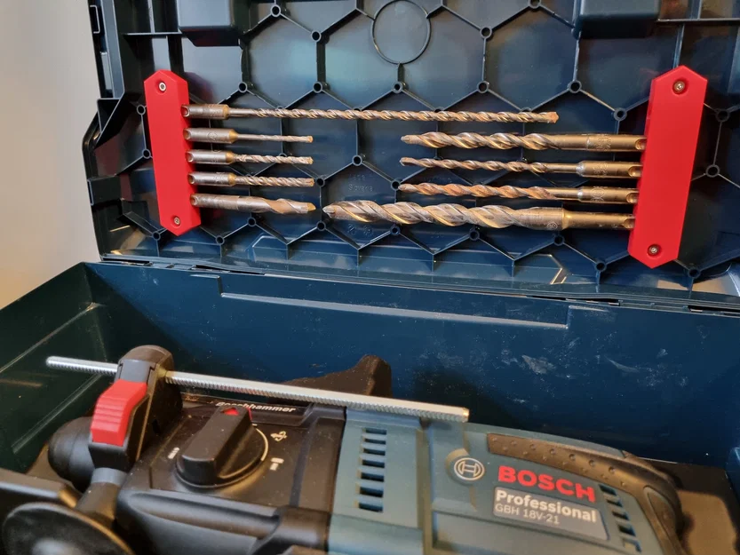 Giá đỡ mũi khoan SDS nam châm cho hộp Bosch L-Boxx - Image 1