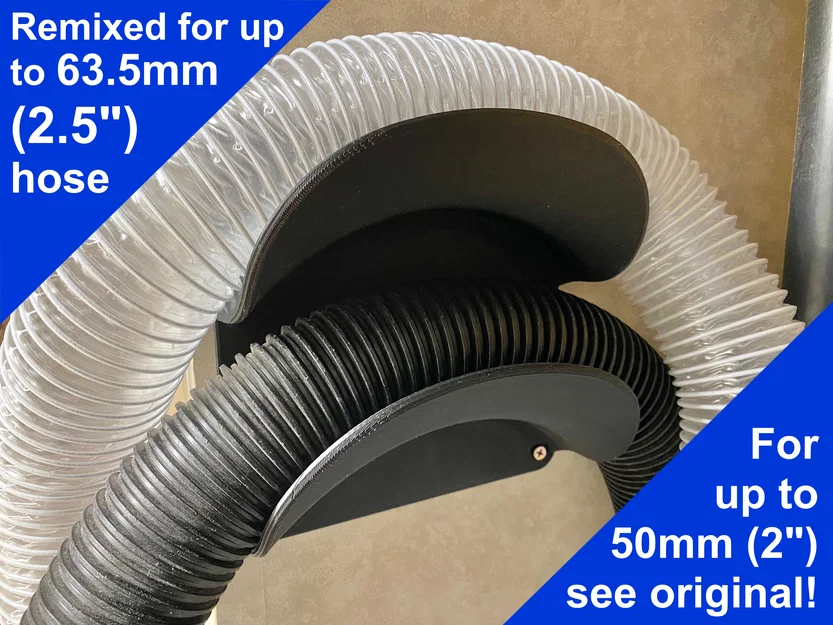 Móc treo ống hút bụi (Đôi) - cho ống đến 63.5 mm (2.5 inch) v.1.2 - Image 1