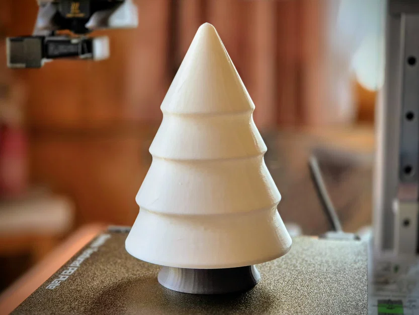 Cây thông Noel in 3D tích hợp đèn LED trang trí bàn làm việc - Image 1