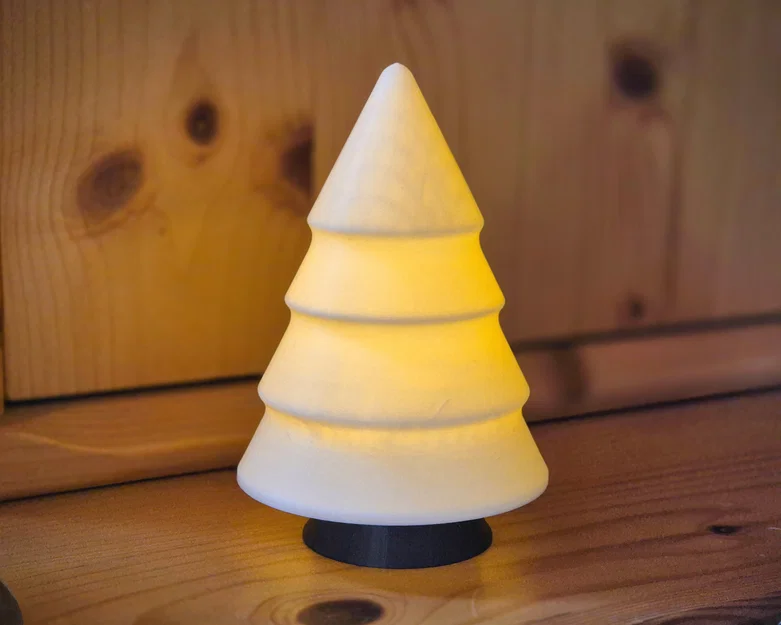 Cây thông Noel in 3D tích hợp đèn LED trang trí bàn làm việc - Image 2