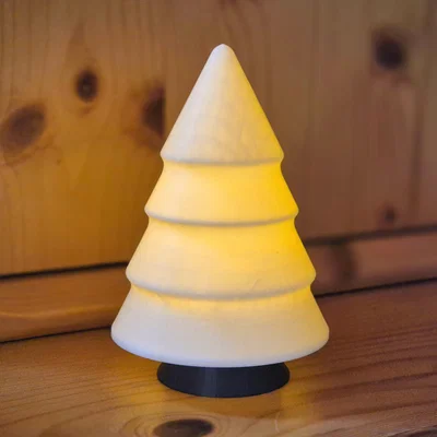 Cây thông Noel in 3D tích hợp đèn LED trang trí bàn làm việc