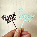 Phụ kiện cắm bánh Cupcake Class of 2025 cho tiệc tốt nghiệp - Thumbnail 1