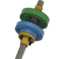 Bộ thiết bị chống rơ (Anti-Backlash) in 3D cho cụm đai ốc TR8 kép - Thumbnail 2