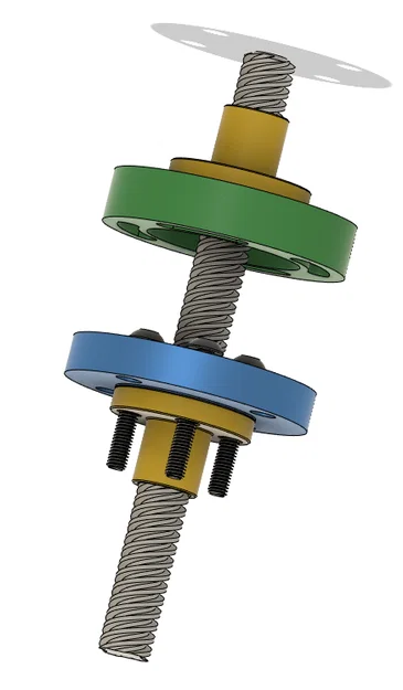 Bộ thiết bị chống rơ (Anti-Backlash) in 3D cho cụm đai ốc TR8 kép - Image 4