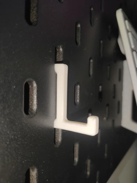 Móc treo đồ đa năng chuẩn Skadis (Medium Skadis Hook) in 3D - Image 2