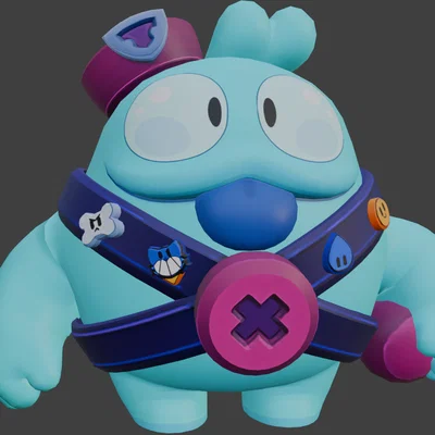 Mô hình Squeak Brawl Stars - File in 3D chất lượng cao