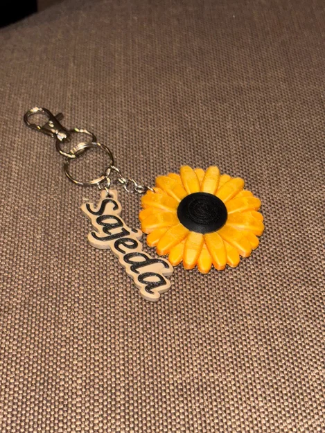 Móc khóa hình hoa hướng dương - Image 2