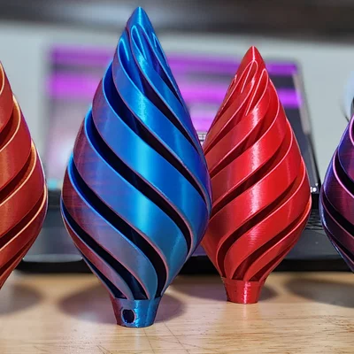 Vật phẩm trang trí xoắn ốc bởi PRNTR3D - Dễ in, hỗ trợ Vase Mode