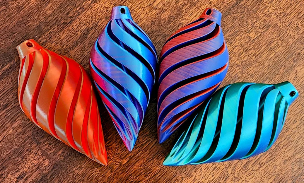 Vật phẩm trang trí xoắn ốc bởi PRNTR3D - Dễ in, hỗ trợ Vase Mode - Image 2