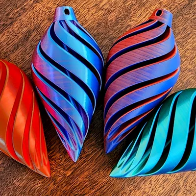 Vật phẩm trang trí xoắn ốc bởi PRNTR3D - Dễ in, hỗ trợ Vase Mode
