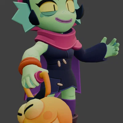 Mô hình 3D Willow - Nhân vật độc đáo từ Brawl Stars