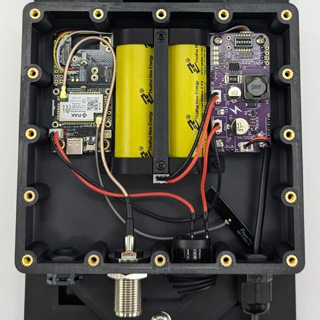 V2 Meshtastic 3W Solar Enclosure - Trạm LoRa chạy bằng năng lượng mặt trời - Image 7
