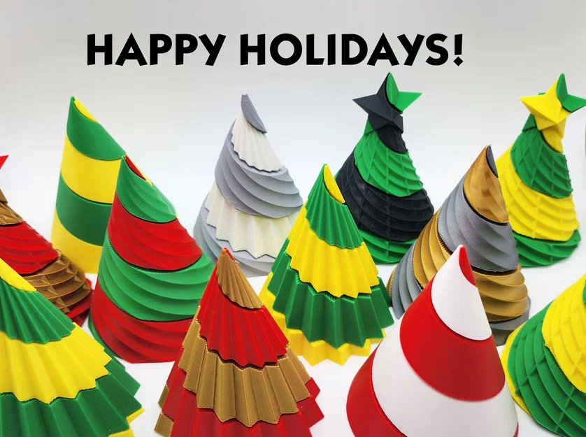 Bộ 2 mảnh Cây thông Noel xoắn ốc - Image 4