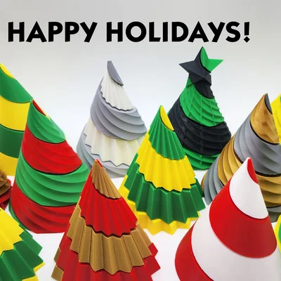 Bộ 2 mảnh Cây thông Noel xoắn ốc