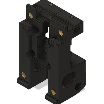 Ngàm gắn E3D PZ Board cho Voron Stealthburner (có hỗ trợ Heat Set Insert)