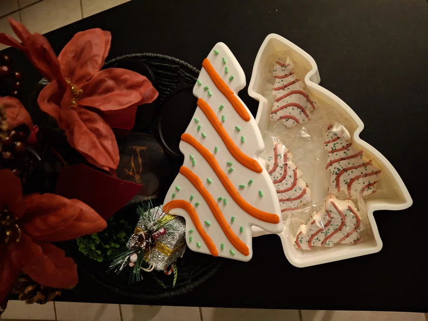 Hộp Đựng Bánh Little Debbie Christmas Tree - Image 2