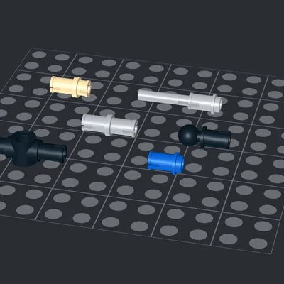 Bộ sưu tập file 3D Technic Pin LEGO cho mô hình kỹ thuật