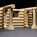 Mô hình nhà gỗ lớn (Big Log House) - Thumbnail 8