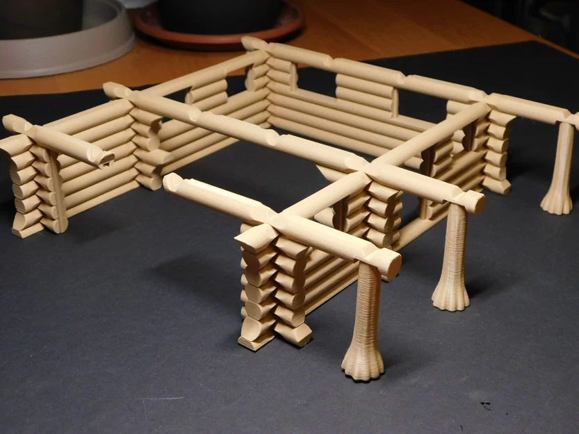 Mô hình nhà gỗ lớn (Big Log House) - Image 10