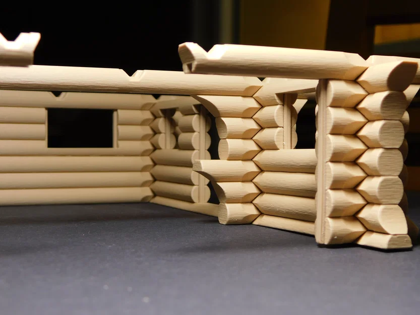 Mô hình nhà gỗ lớn (Big Log House) - Image 11