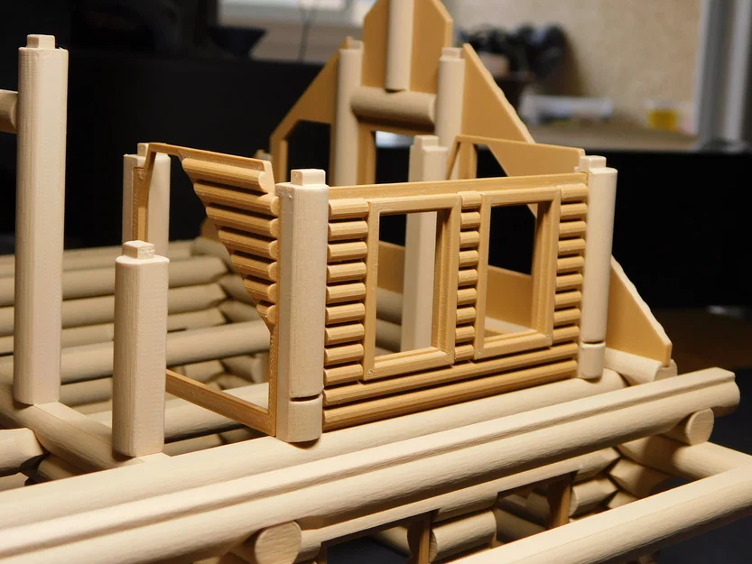 Mô hình nhà gỗ lớn (Big Log House) - Image 16