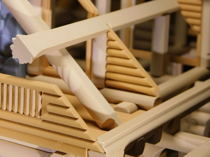 Mô hình nhà gỗ lớn (Big Log House) - Image 17