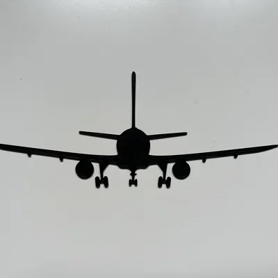Mô hình trang trí tường máy bay Plane Wall Art #2 in 3D độc đáo