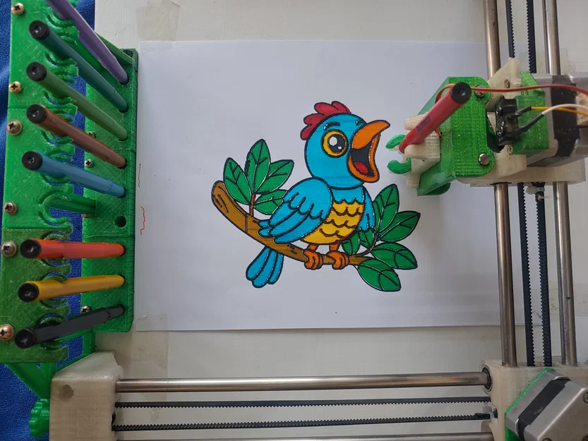 Máy vẽ tự động Pen Plotter đa màu sắc cho máy in 3D - Image 2