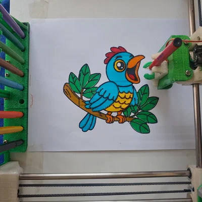 Máy vẽ tự động Pen Plotter đa màu sắc cho máy in 3D