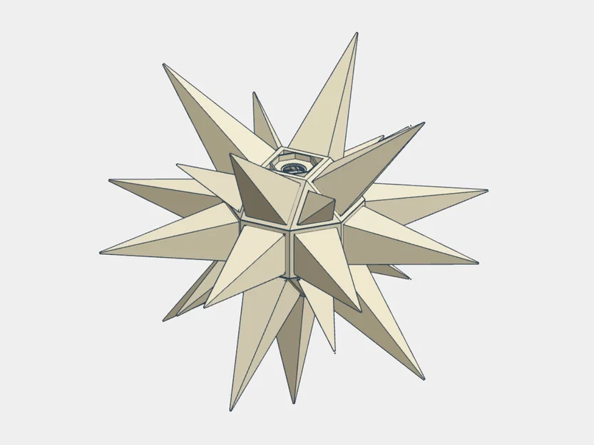 Ngôi sao Giáng sinh Hernhutter - Đường kính 44 cm - Image 4