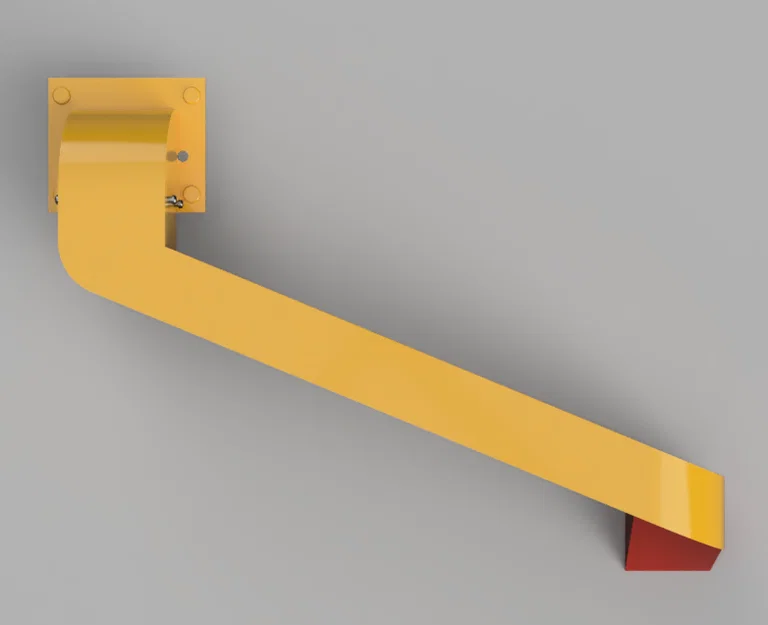 Máng trượt nhựa thừa (Poop Chute) nam châm cho Creality K2 Plus - Image 1