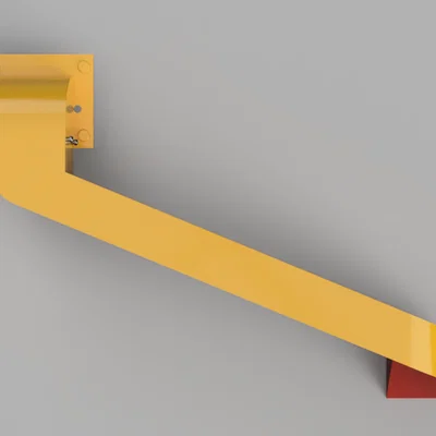 Máng trượt nhựa thừa (Poop Chute) nam châm cho Creality K2 Plus