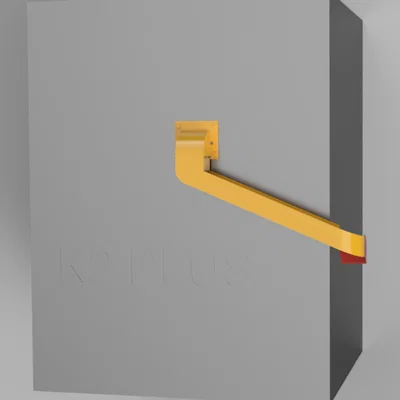 Máng trượt nhựa thừa (Poop Chute) nam châm cho Creality K2 Plus