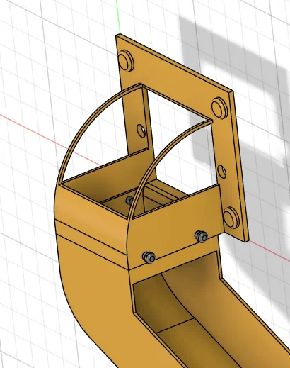 Máng trượt nhựa thừa (Poop Chute) nam châm cho Creality K2 Plus - Image 5